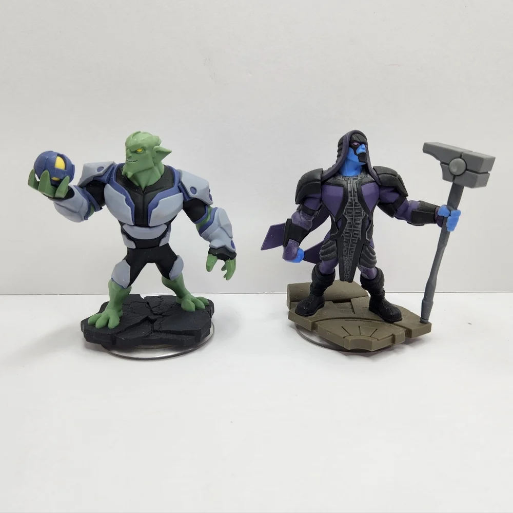 Disney Infinity 2.0 Marvel Figures + Power Disc Yondu Rocket Green Goblin